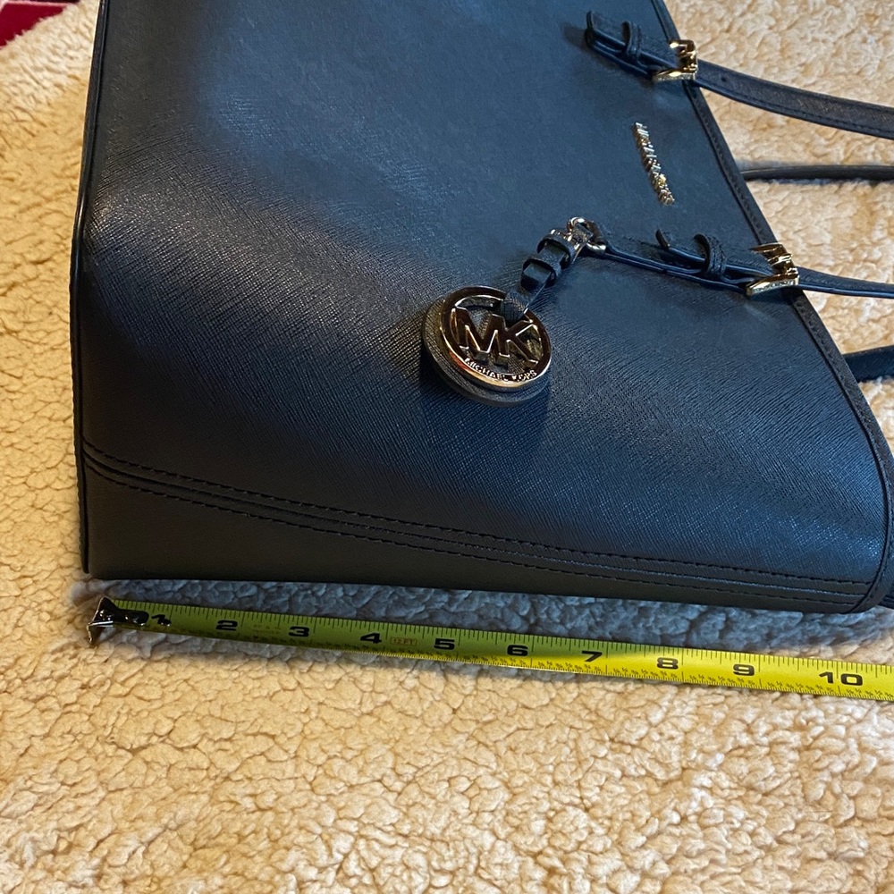 Michael Kors Black Tote with Gold Details - Picture 10 of 11